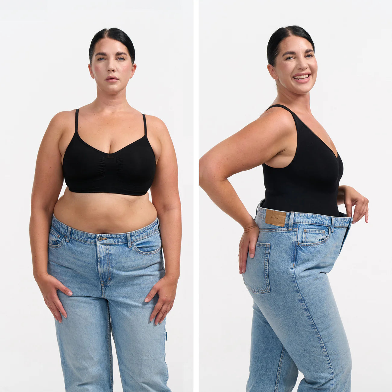 💪 Adjustable Seamless Shapewear – Sculpt, Sweat & Stay Confident