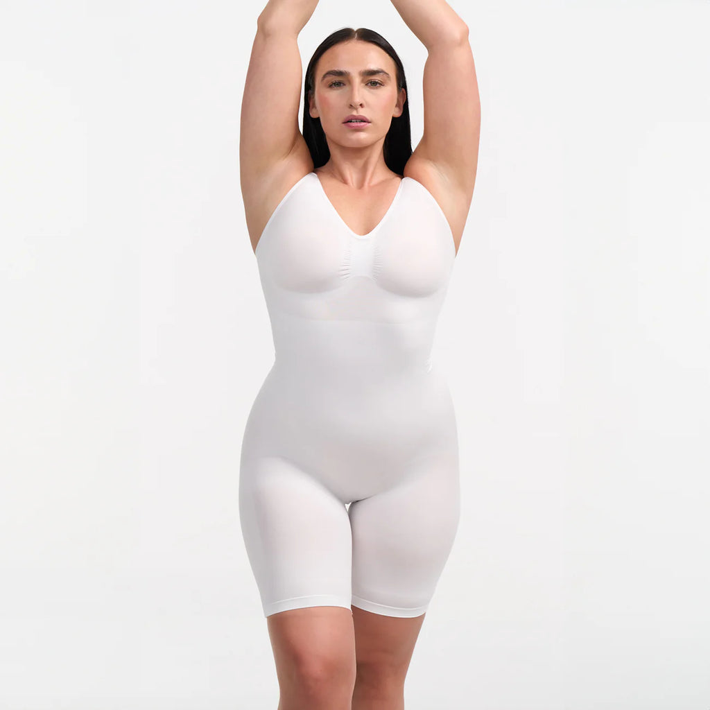 💪 Adjustable Seamless Shapewear – Sculpt, Sweat & Stay Confident