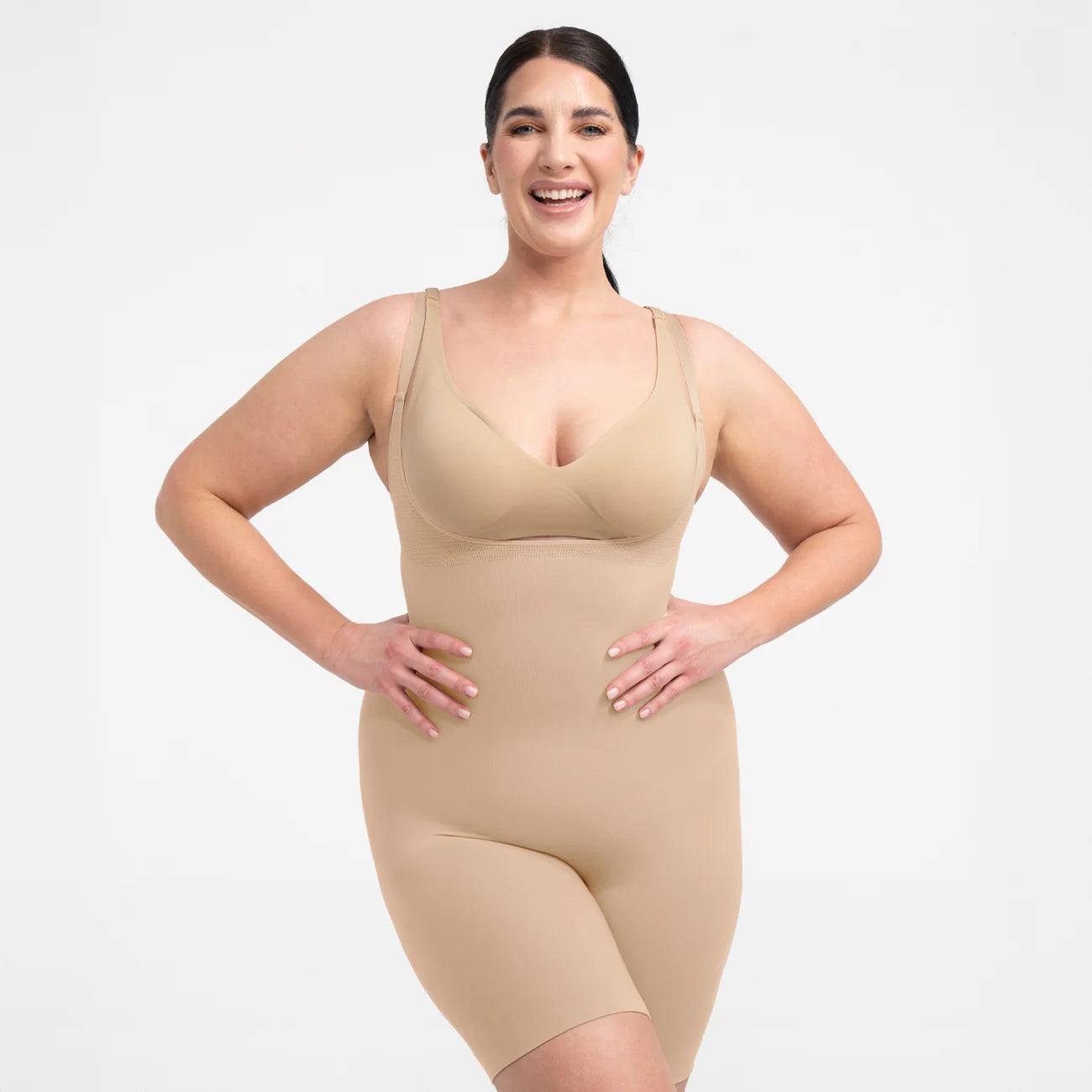 💪 Adjustable Seamless Shapewear – Sculpt, Sweat & Stay Confident