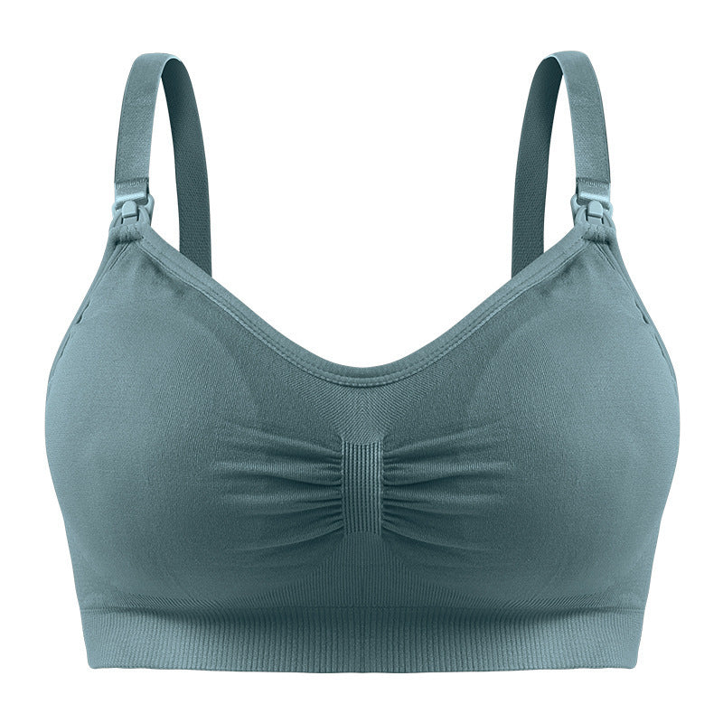 💖 Wireless Double-Layer Bra – Breathable & Seamless Comfort