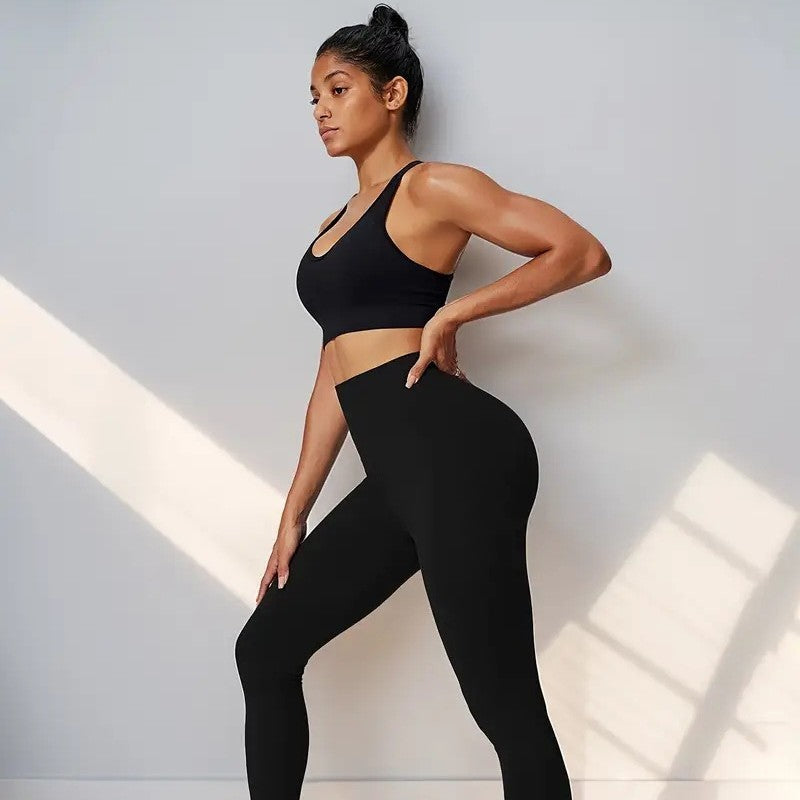 💖 High-Waist Yoga Pants – Lift Your Hips & Smooth Your Tummy
