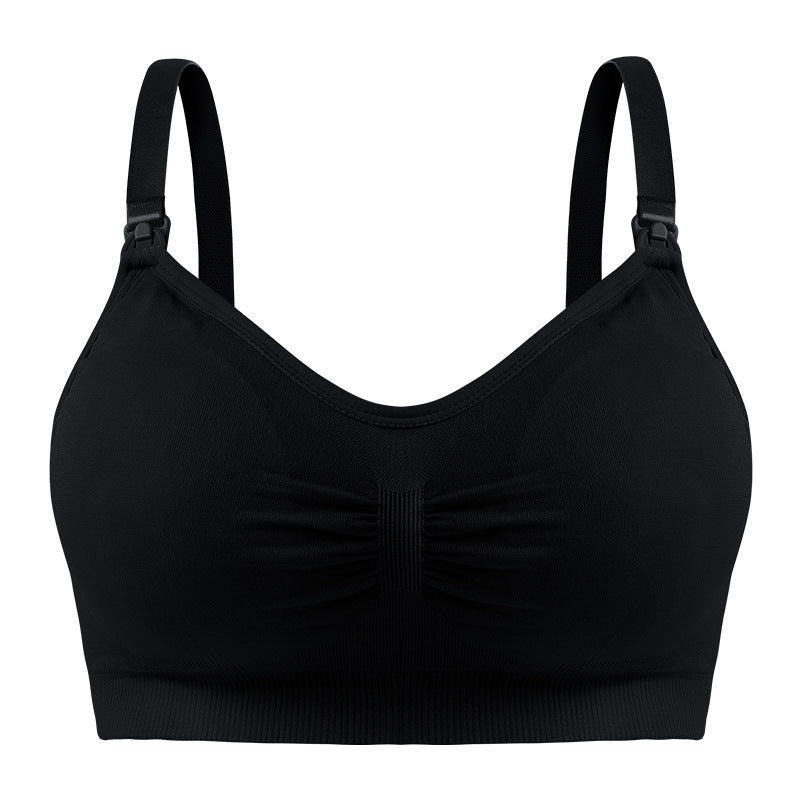 💖 Wireless Double-Layer Bra – Breathable & Seamless Comfort